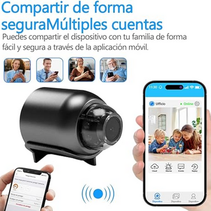 MiniCámara WiFi - Vigila Todo con tu Móvil