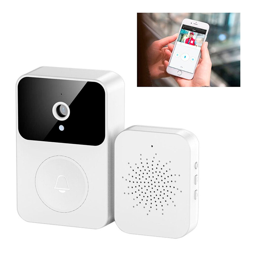 Timbre Inalámbrico Video Portero Wi-Fi con Cámara