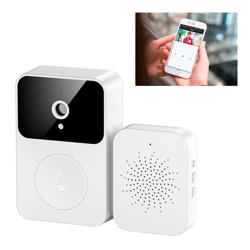 Timbre Inalámbrico Video Portero Wi-Fi con Cámara