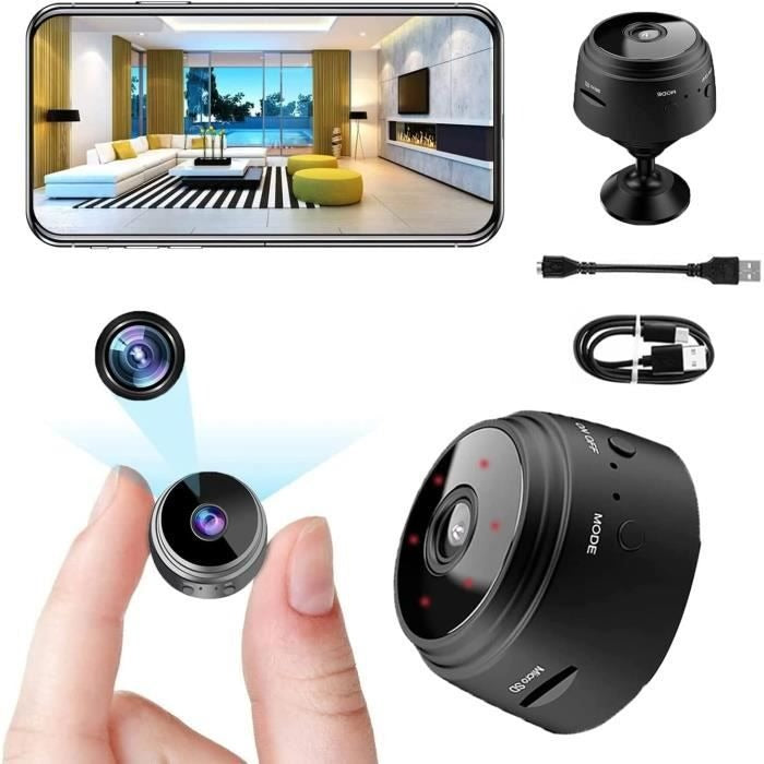 Mini Spy cam™ – La cámara HD diminuta que te permite tener tu casa baj